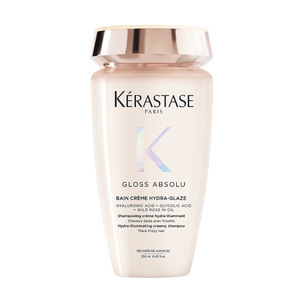 KERASTASE Gloss Absolu Bain Creme Hydra-Glaze 250ml - Зволожувальний кремовий шампунь-ванна для блиску товстого, неслухняного волосся KERASTASE Gloss Absolu Bain Creme Hydra-Glaze 250ml - Зволожувальний кремовий шампунь-ванна для блиску товстого, неслухняного волосся
